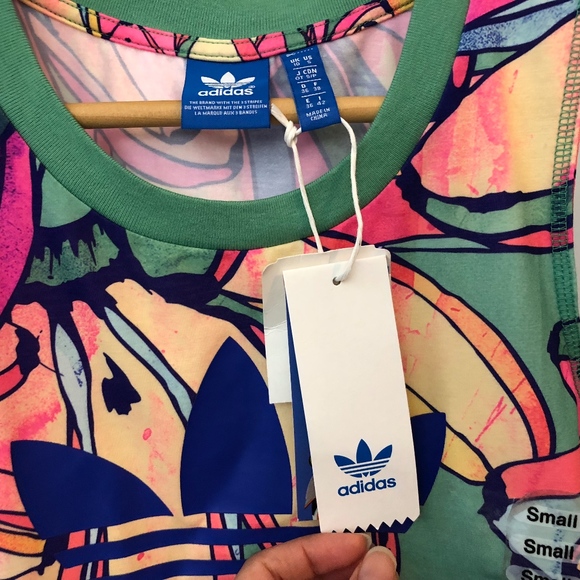 NWT. Adidas Originals Small Brazilian Crop Top - Picture 4 of 5
